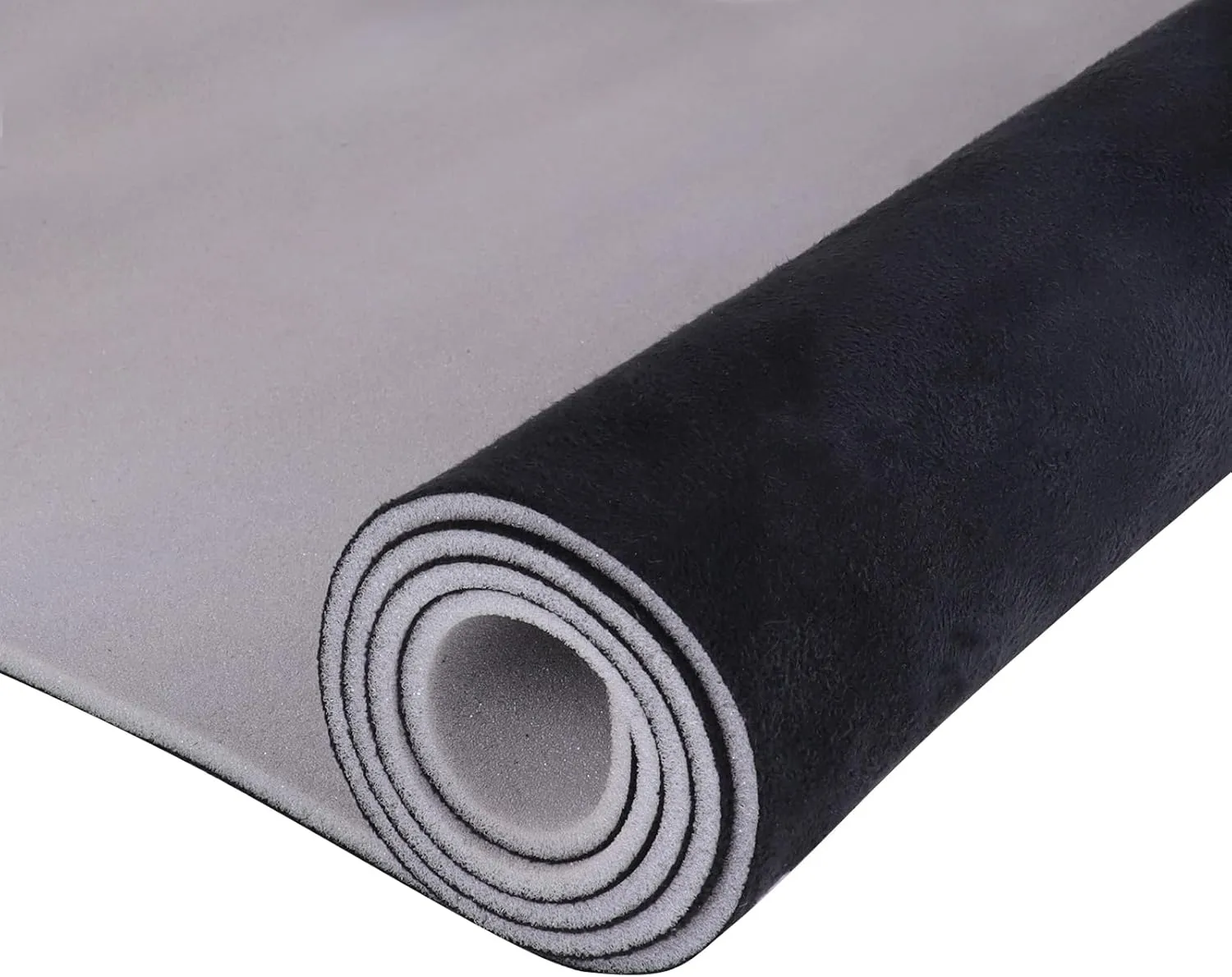 Suede Headliner Fabric 60" Wide by 98" with Foam Backing Auto Headliner Replacement Material, Car Roof Upholstery Fabric Repairing for Truck RV SUV Boat Home, Black