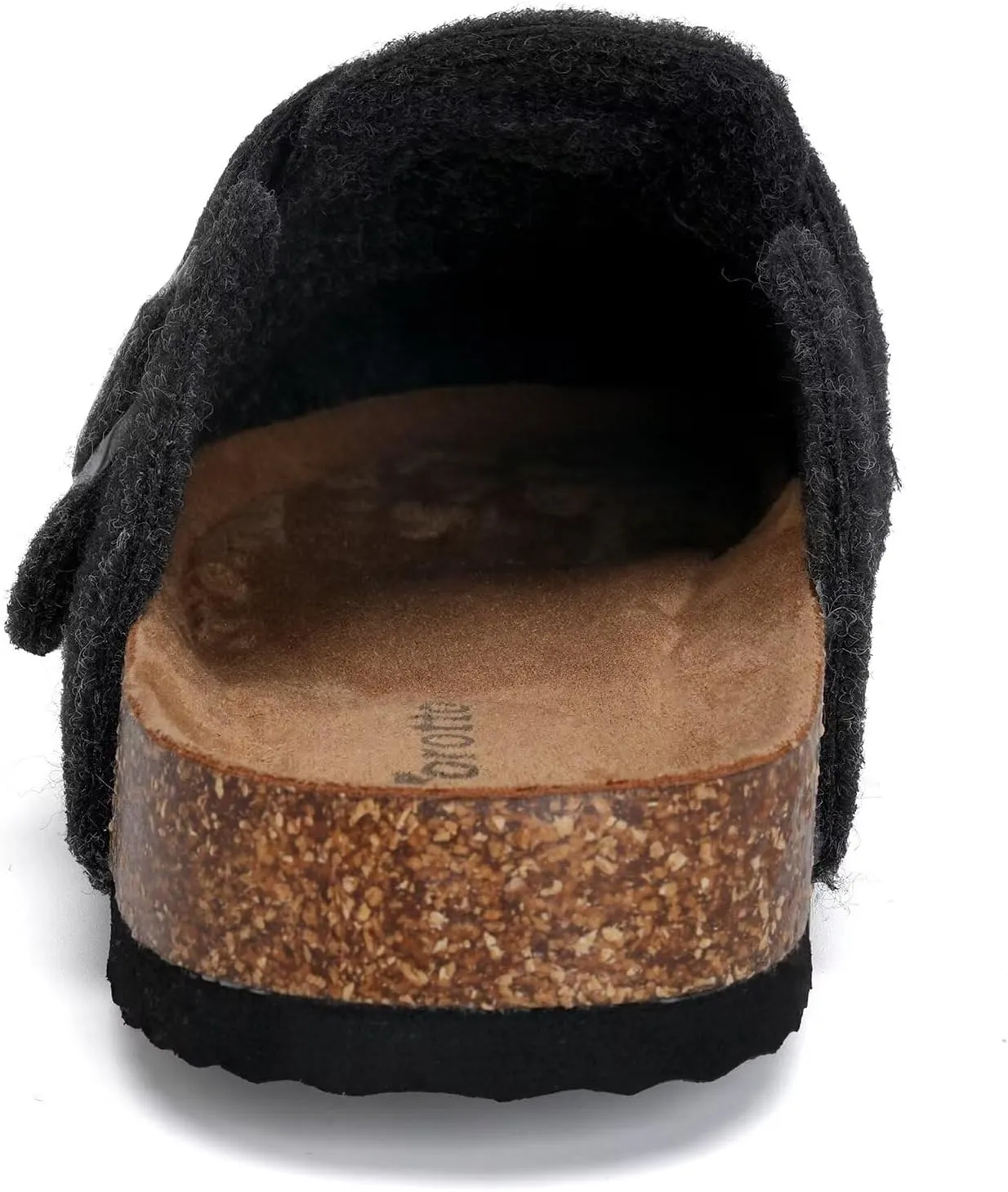Torotto Womens Mens Clogs Cork Footbed Suede Slippers Arch Support Potato Shoes with Adjustable Buckle