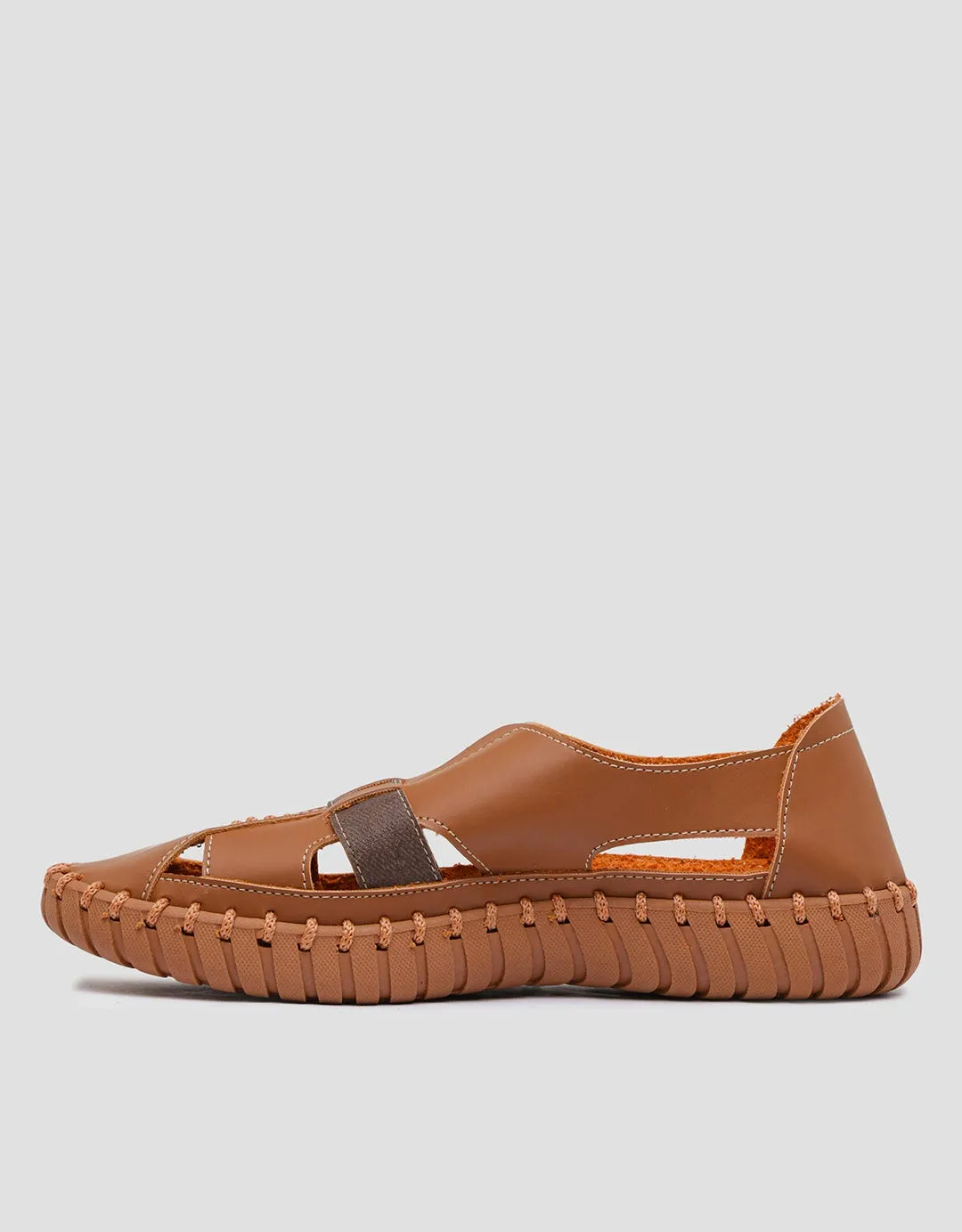 Triset Strap Color Contrast 2 Sepatu Loafer Wanita