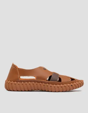 Triset Strap Color Contrast 2 Sepatu Loafer Wanita