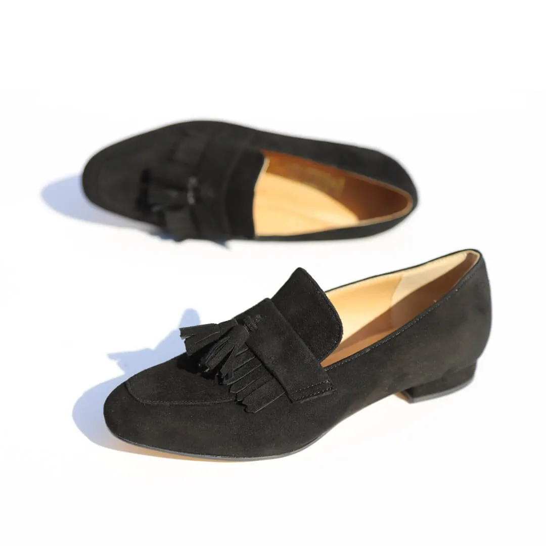 *UK size 2.5 - GRACIE  - beige suede, 1.5cm heels