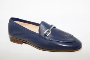 UNISA - DALCY Navy Leather Flat Loafer