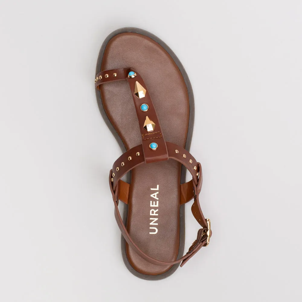 Unreal Women Toe-Loop Tribal Sandal _ 155319