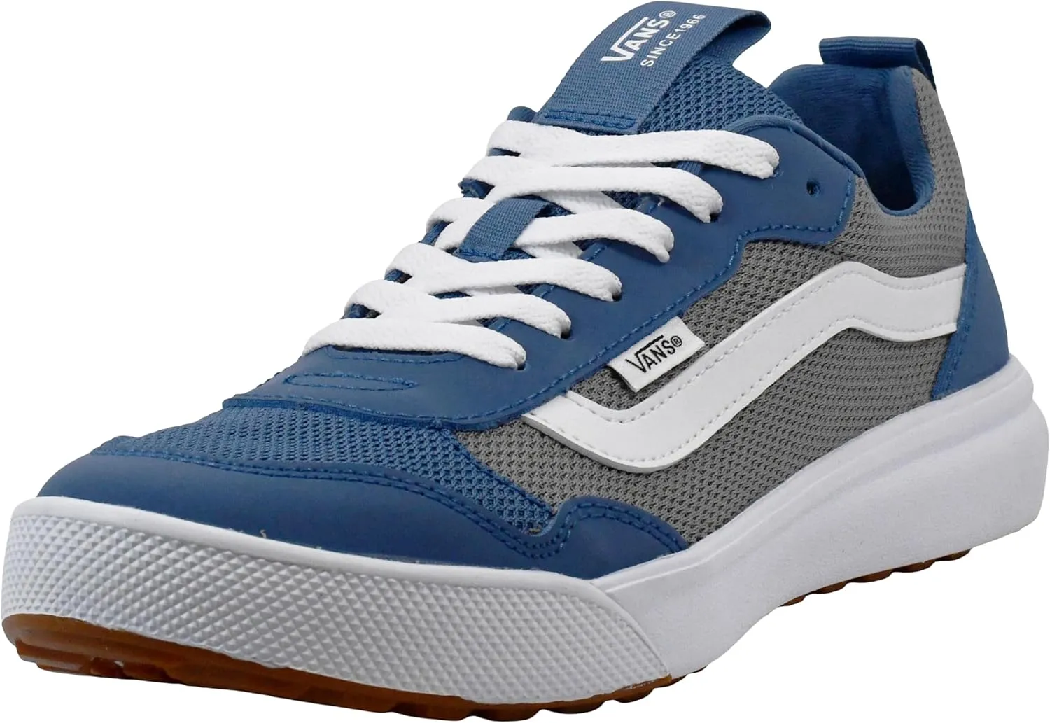 Vans Men's Range EXP Sneaker, Mesh Bijou Blue/White, 9.5 M US