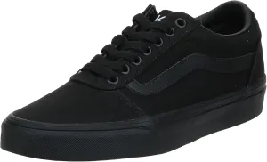 Vans Men's Ward Sneaker, Canvas Black/Black, 11 M US