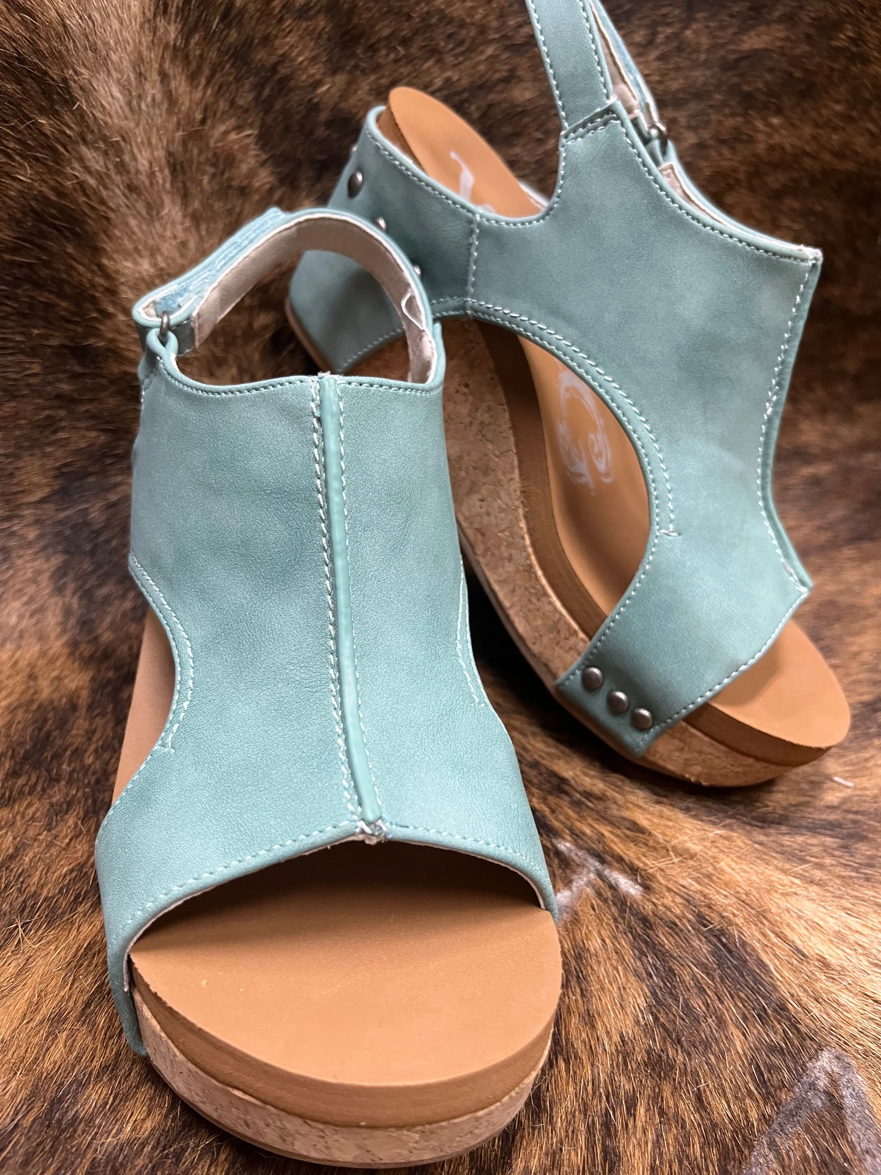Very G Liberty Turquoise Wedge