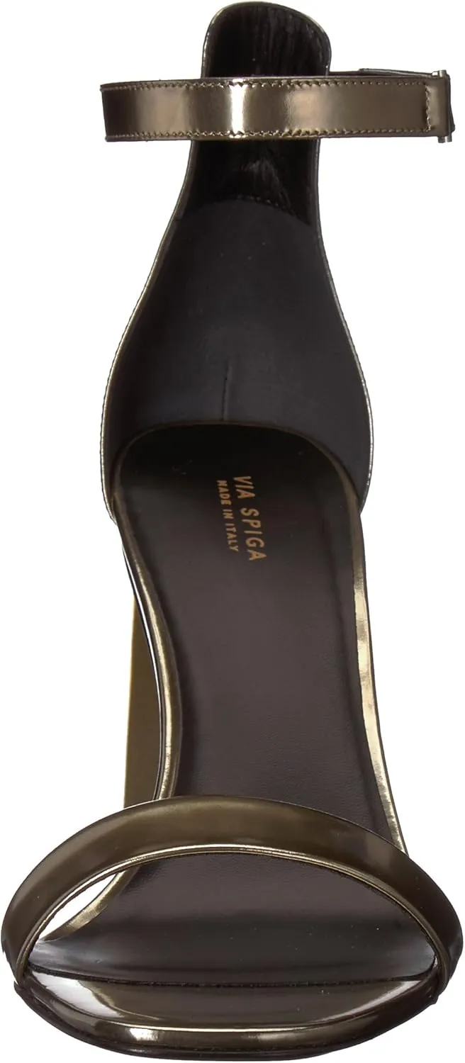 VIA SPIGA Women's Faxon Angular Heel Sandal Heeled