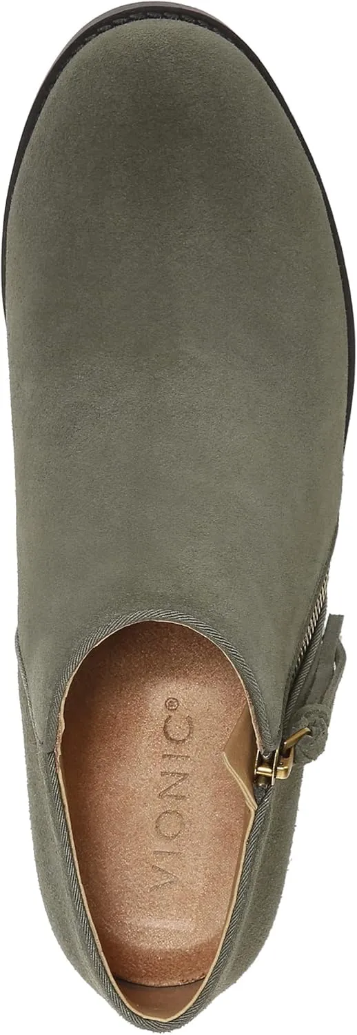 Vionic Women's Shyanne Suede Zipper Short Boot