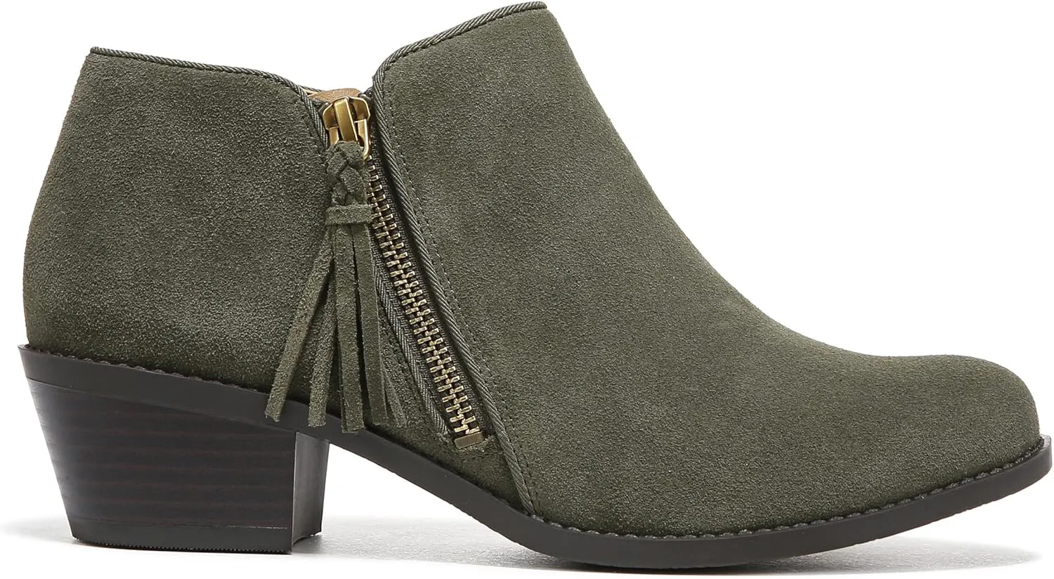 Vionic Women's Shyanne Suede Zipper Short Boot