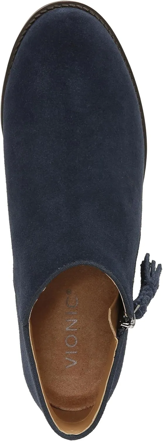 Vionic Women's Shyanne Suede Zipper Short Boot