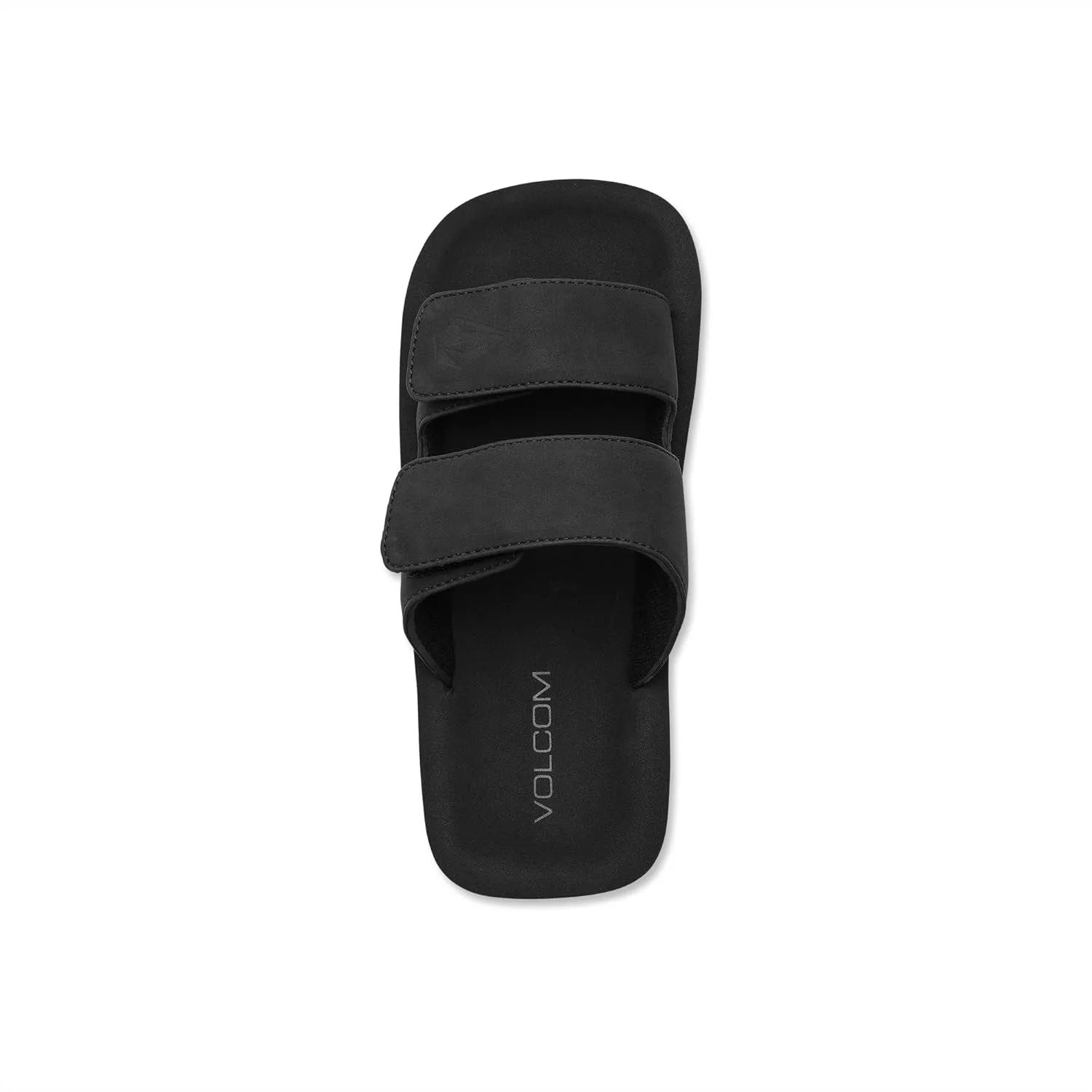 Volcom Women's Squared Platform Velcro Strap Slide Sandal