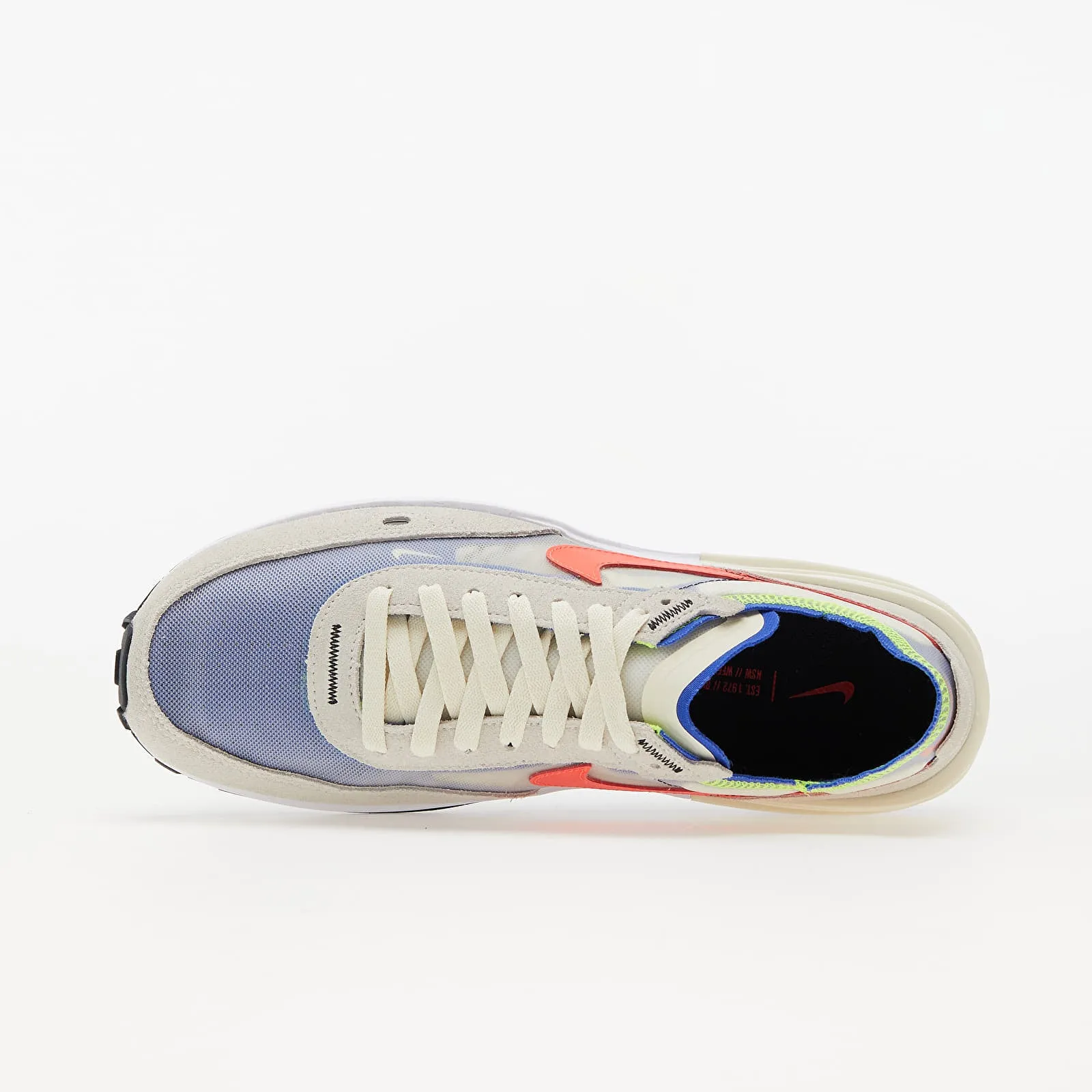 Waffle One Sneaker (Coconut Milk   Bright Crimson)