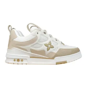 WHITE BEIGE SNEAKER VUITTON SKATE LOUIS LV Epic sale Clearance sale
