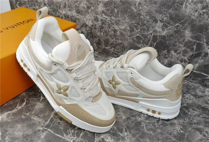 WHITE BEIGE SNEAKER VUITTON SKATE LOUIS LV Epic sale Clearance sale