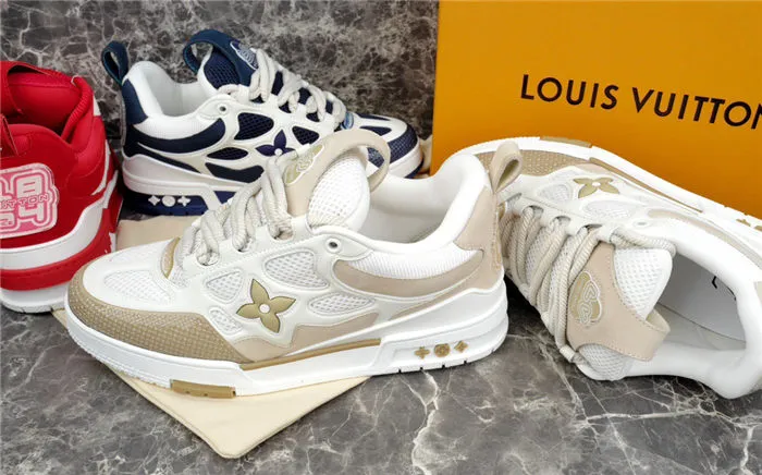 WHITE BEIGE SNEAKER VUITTON SKATE LOUIS LV Epic sale Clearance sale