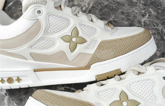 WHITE BEIGE SNEAKER VUITTON SKATE LOUIS LV Epic sale Clearance sale