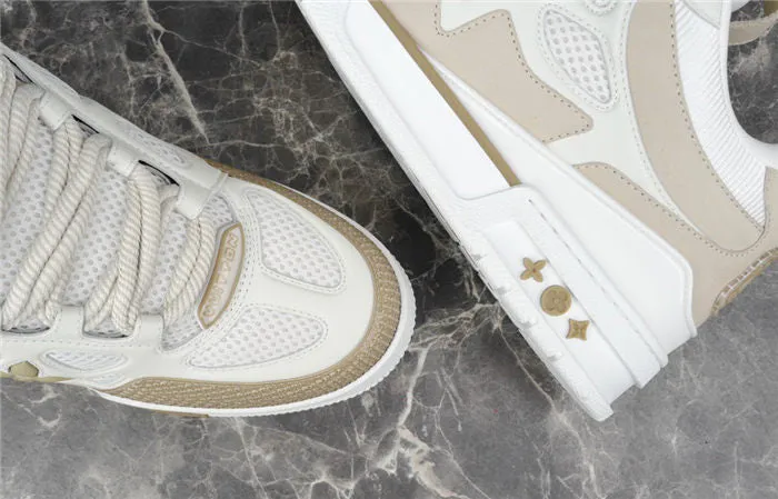 WHITE BEIGE SNEAKER VUITTON SKATE LOUIS LV Epic sale Clearance sale