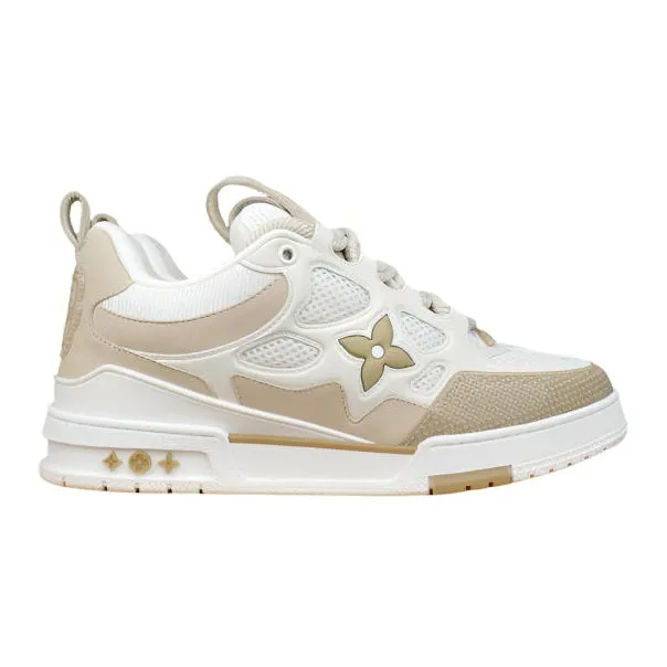 WHITE BEIGE SNEAKER VUITTON SKATE LOUIS LV Epic sale Clearance sale