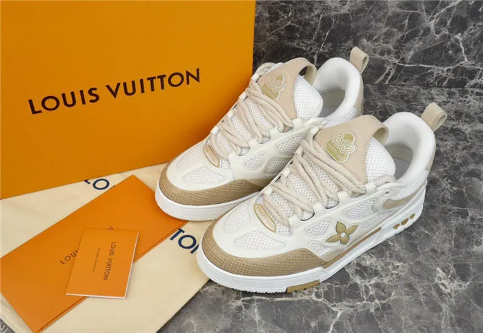 WHITE BEIGE SNEAKER VUITTON SKATE LOUIS LV Epic sale Clearance sale