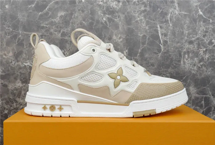 WHITE BEIGE SNEAKER VUITTON SKATE LOUIS LV Epic sale Clearance sale