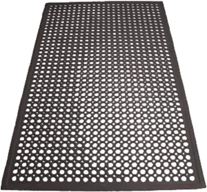Winco Anti-Fatigue Floor Mat, 3-Feet by 5-Feet by 1/2-Inch, Black