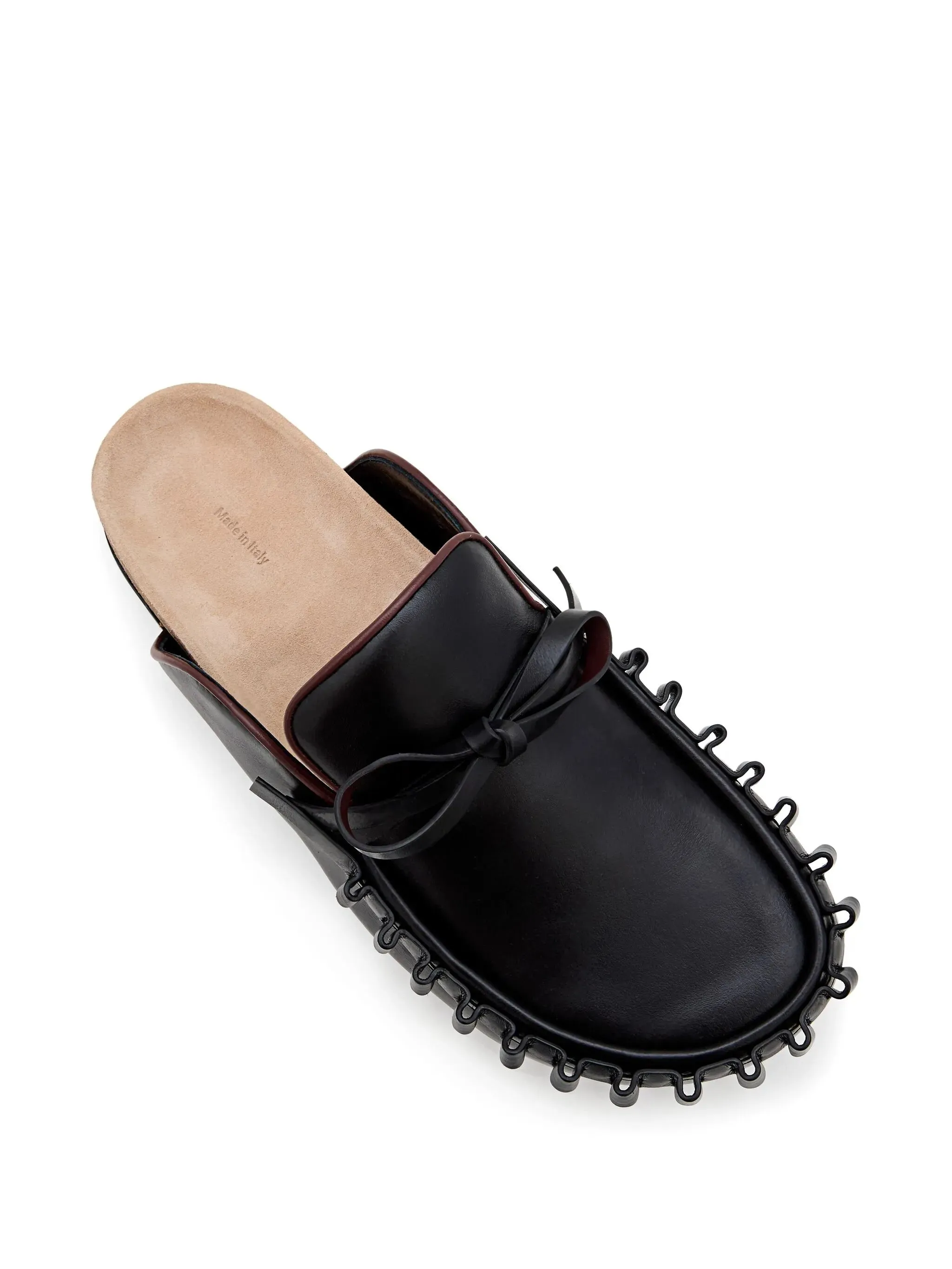 Womens Ruffle Loafer - Black