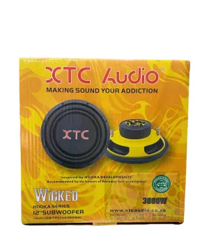 Xtc 12” Wicked Shallow Subwoofer 🔊