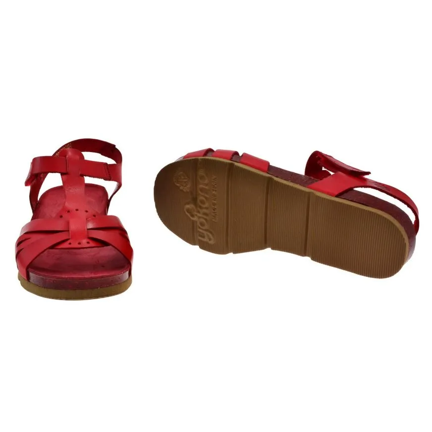 Yokono Villa 051 Red Sandals